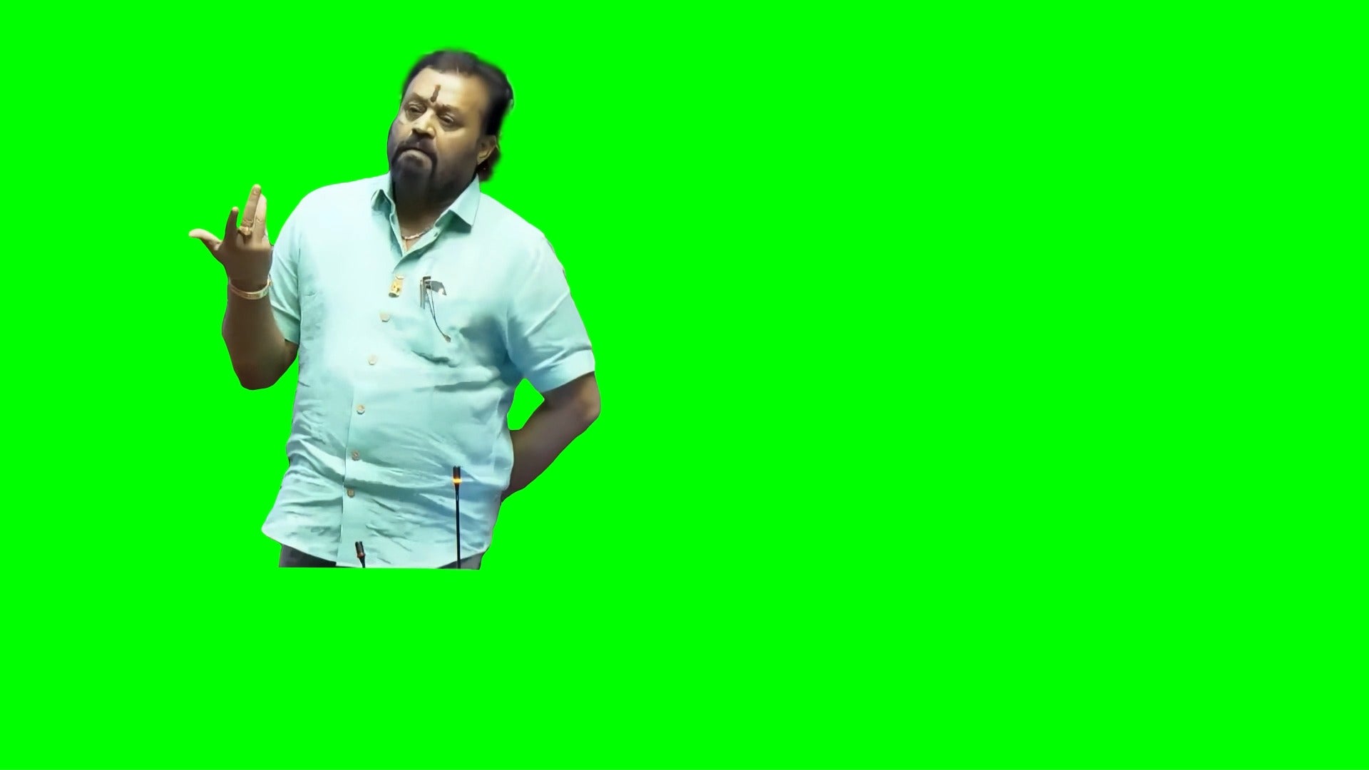 Angry Indian Man saying 