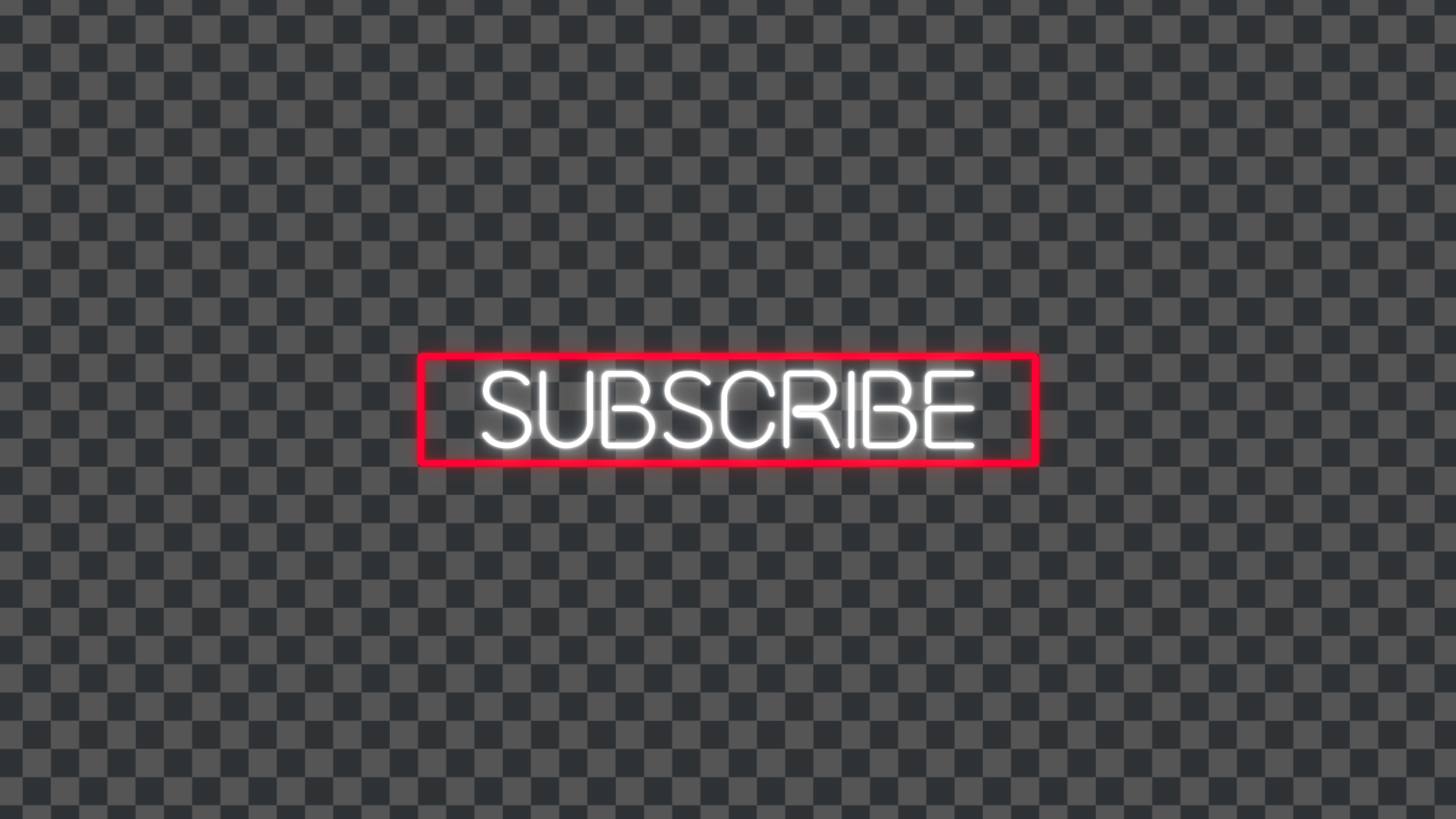Neon Subscribe Button Animation