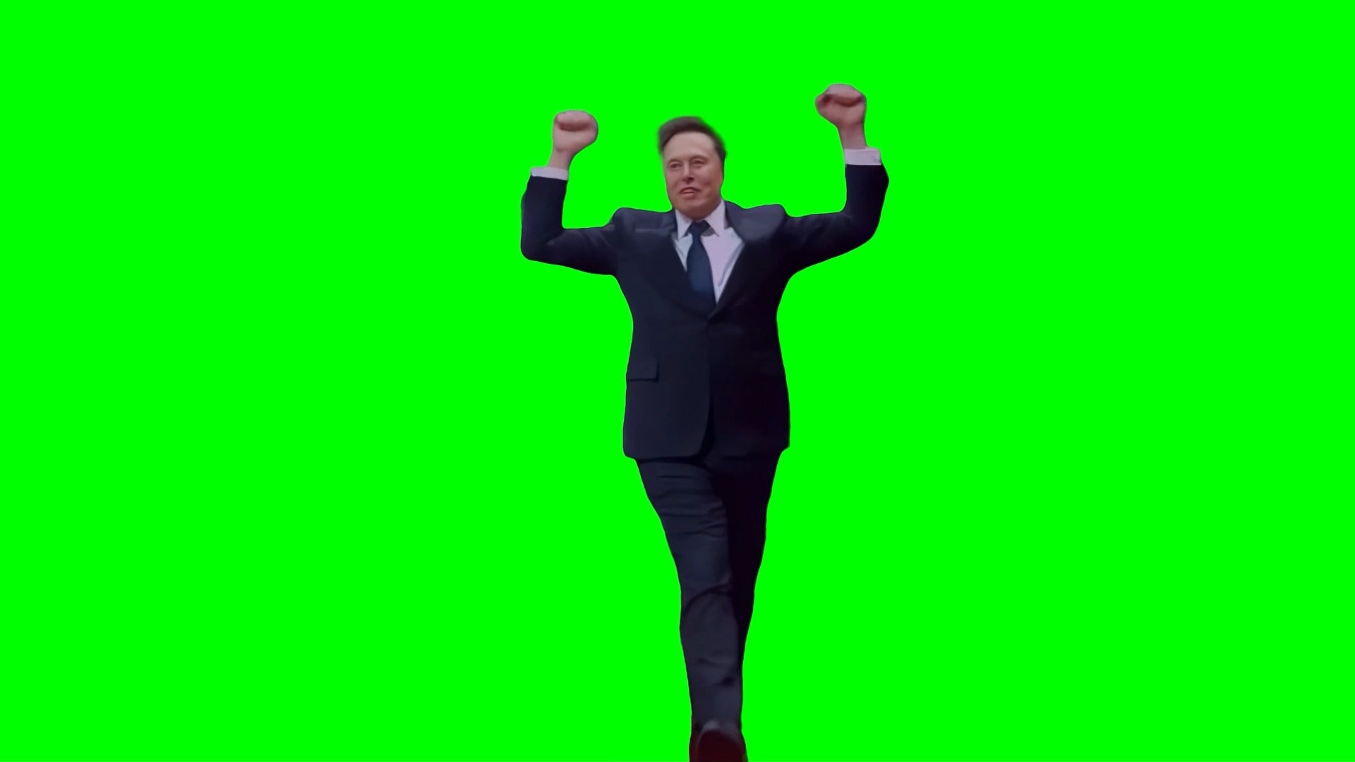 Elon Musk Hype Dancing meme (Green Screen)