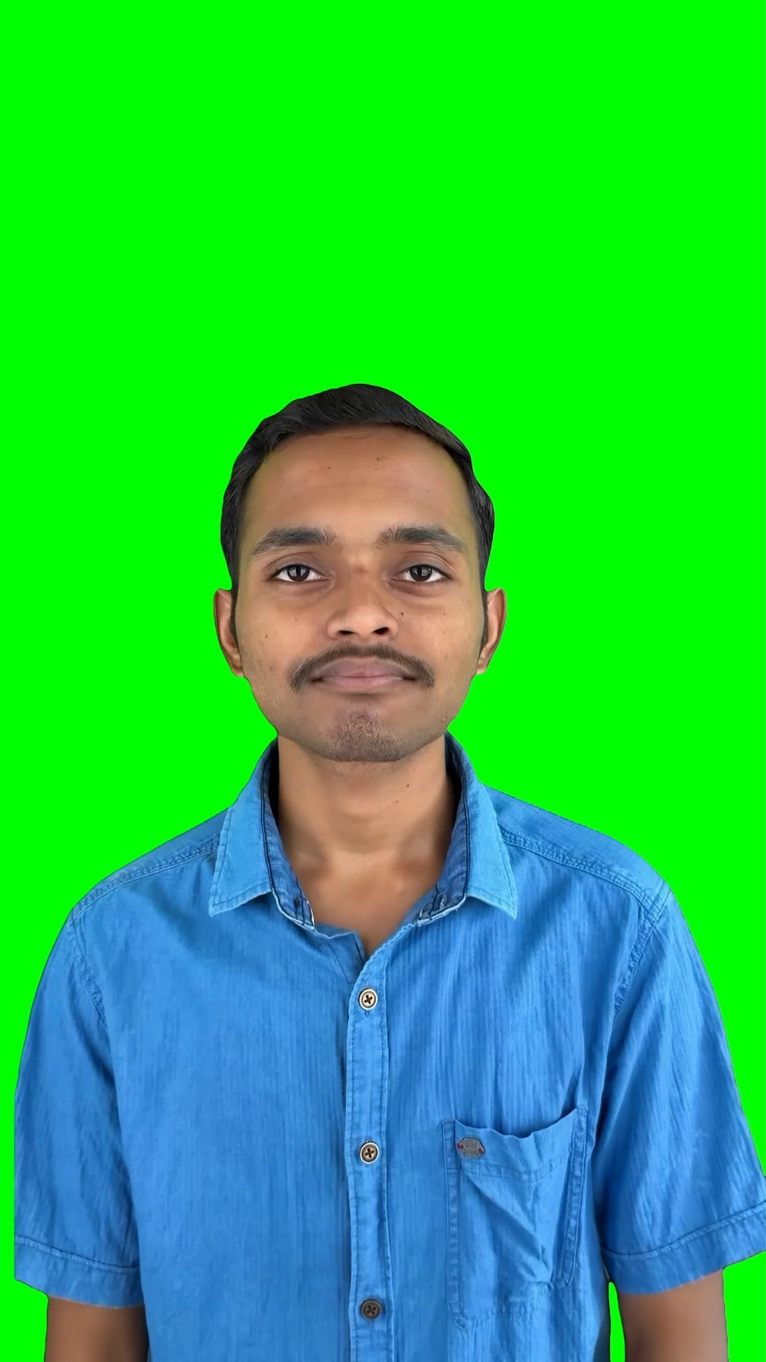 Indian Man singing Let Me Know meme (Green Screen)