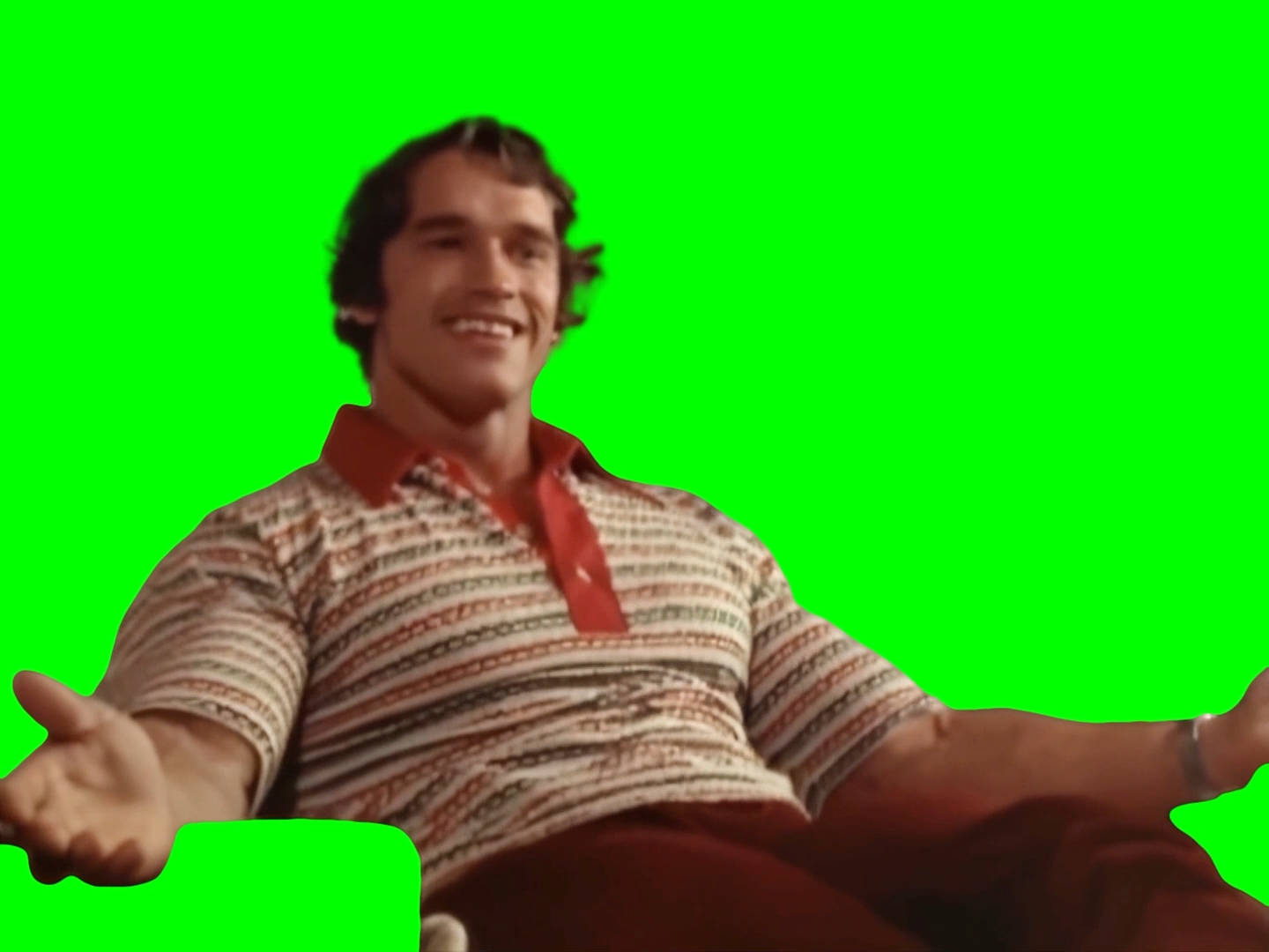 Arnold Schwarzenegger - Coming in the gym (Green Screen)