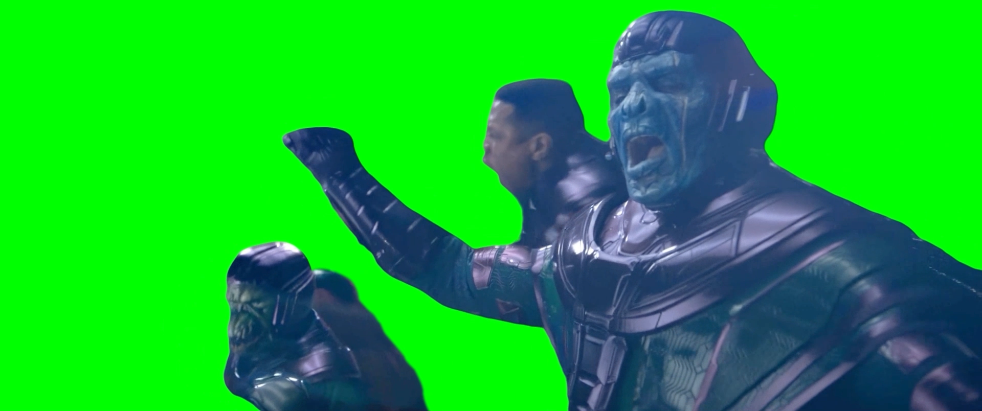 Kang the Conqueror - Council of Kangs cheering meme (Green Screen)