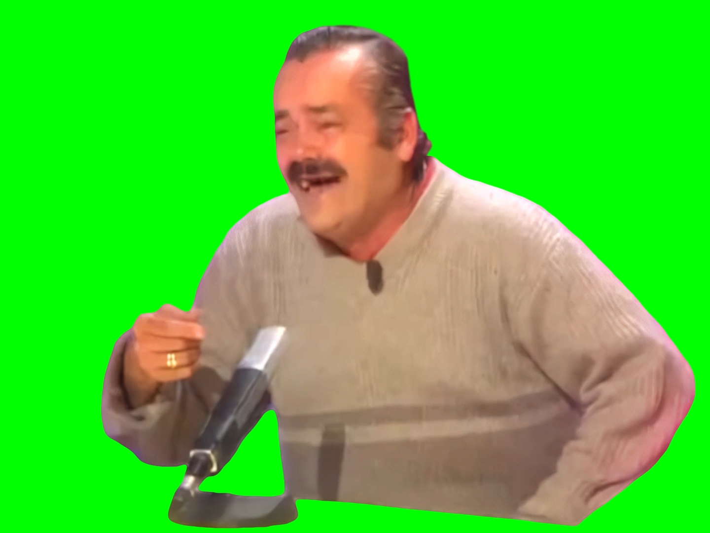 El Risitas Laughing Meme (Green Screen)