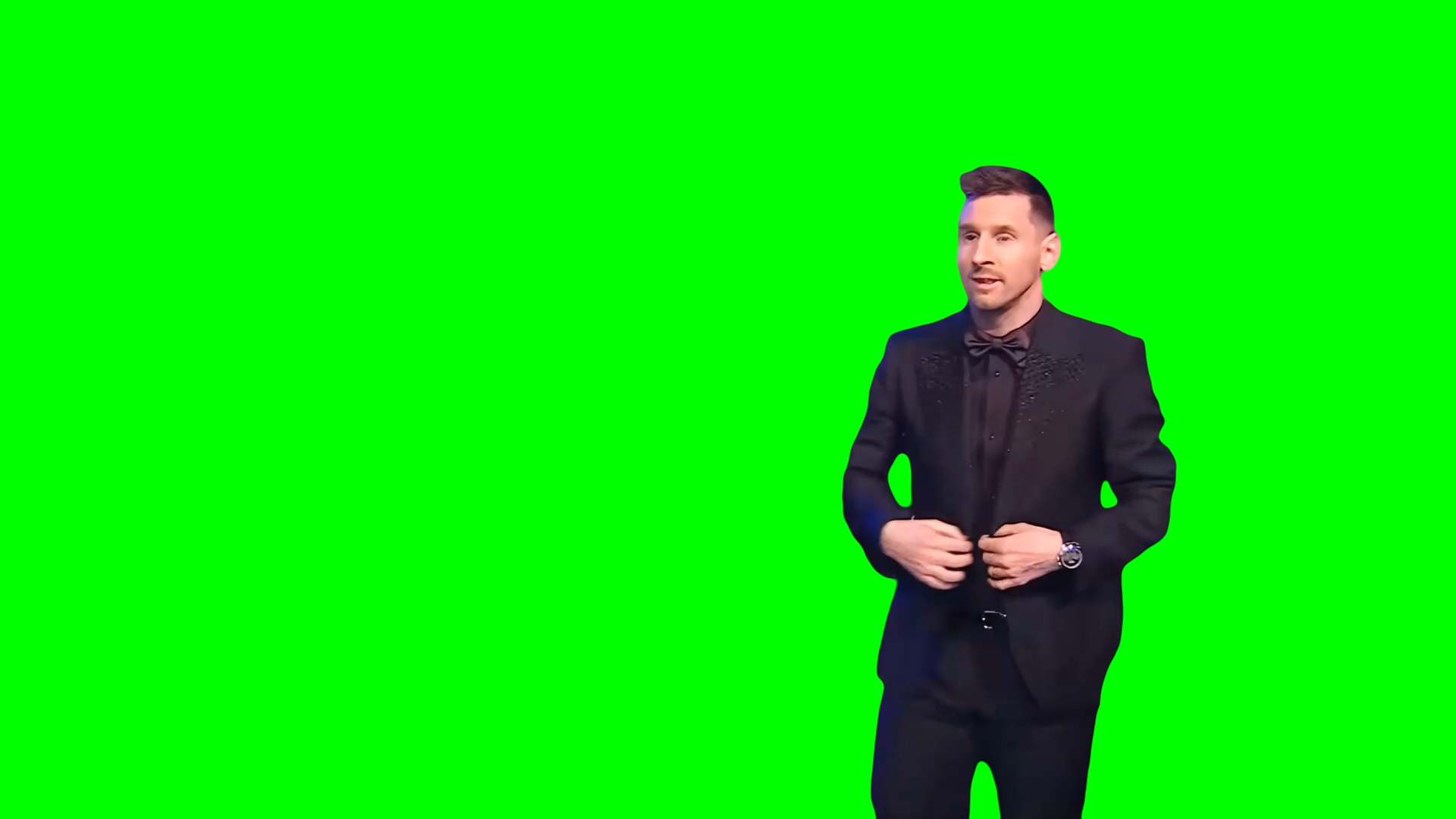 Lionel Messi Walking and Winning Award meme (Green Screen) – CreatorSet