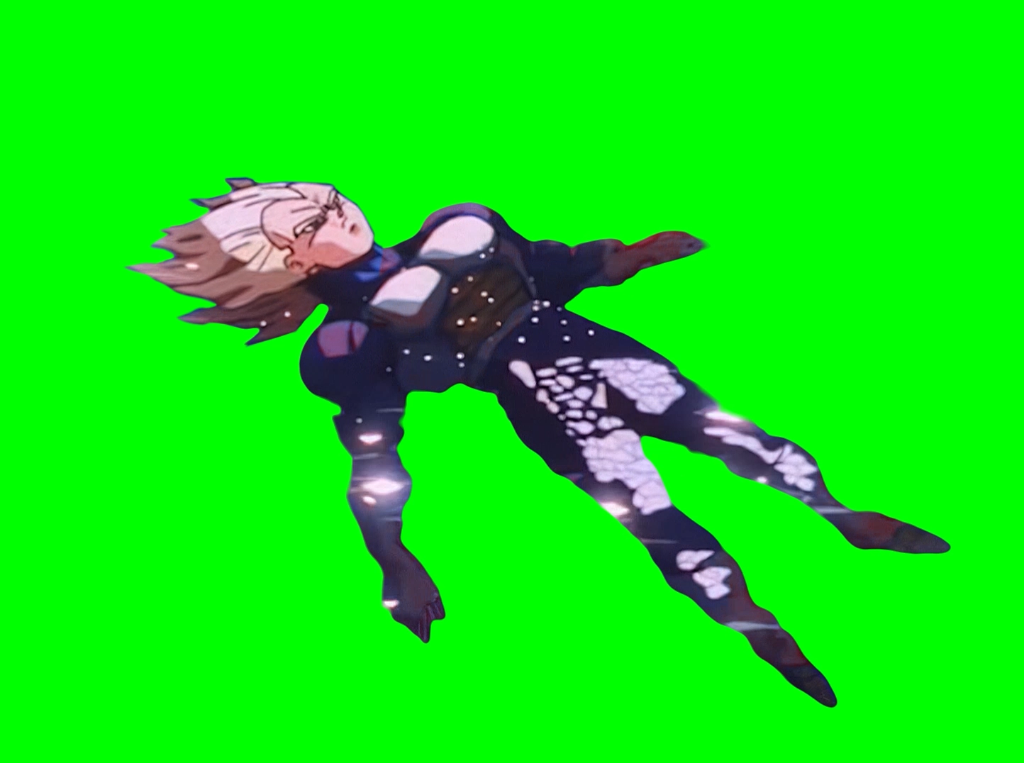 Vegeta floating in water meme - Dragon Ball Z Abridged (Green Screen)