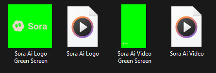 Sora AI Video Watermark Animation Template