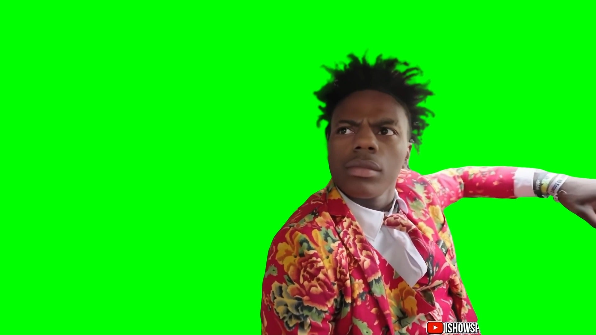 IShowSpeed being confused by a Chinese Man meme (Green Screen)