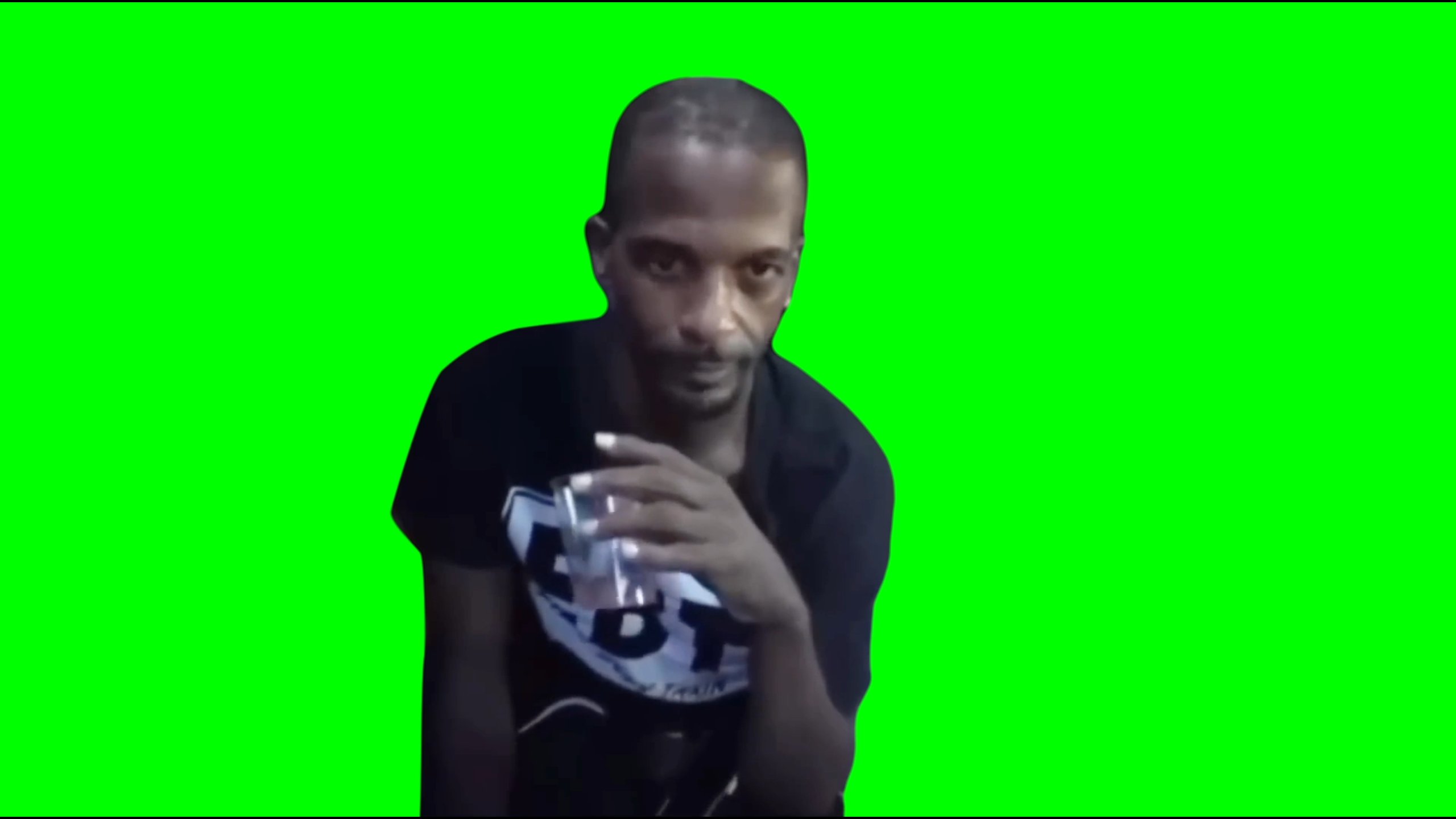 Charleston White staring blankly - Adin Ross TROLLS Charleston White (Green Screen)