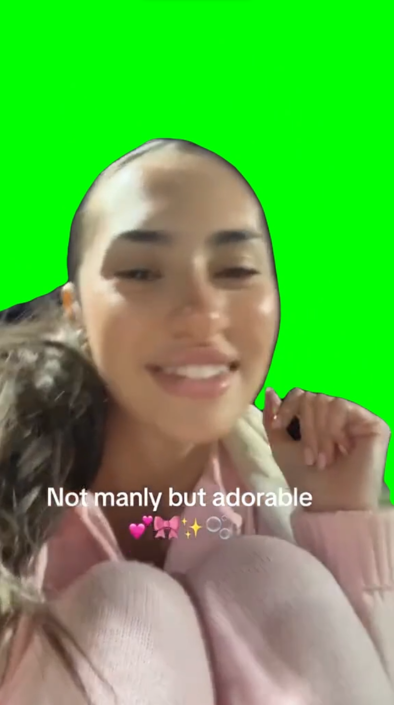 Not manly but adorable - Soccer is so cute (Green Screen)