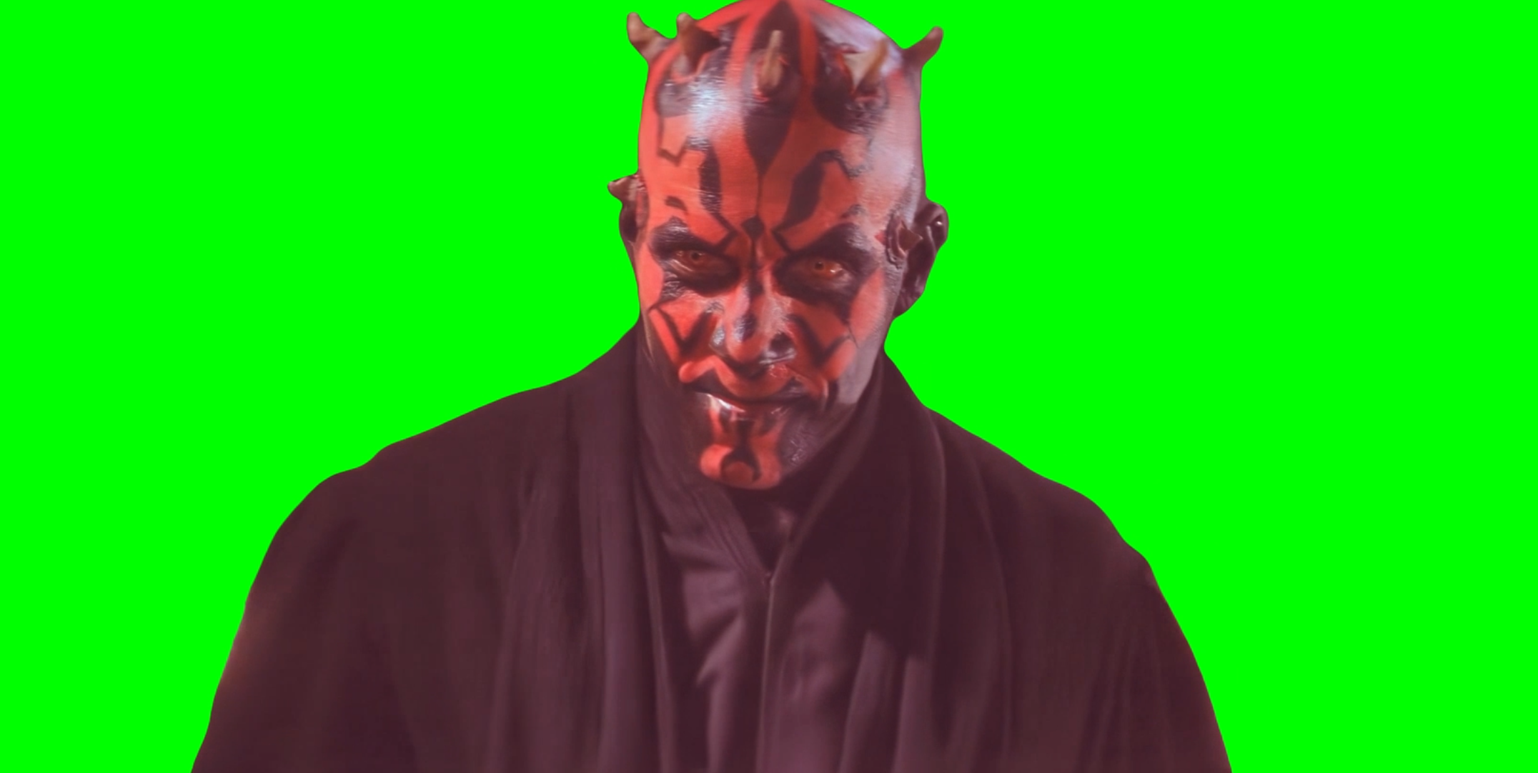 Darth Maul Waiting meme - Star Wars (Green Screen)