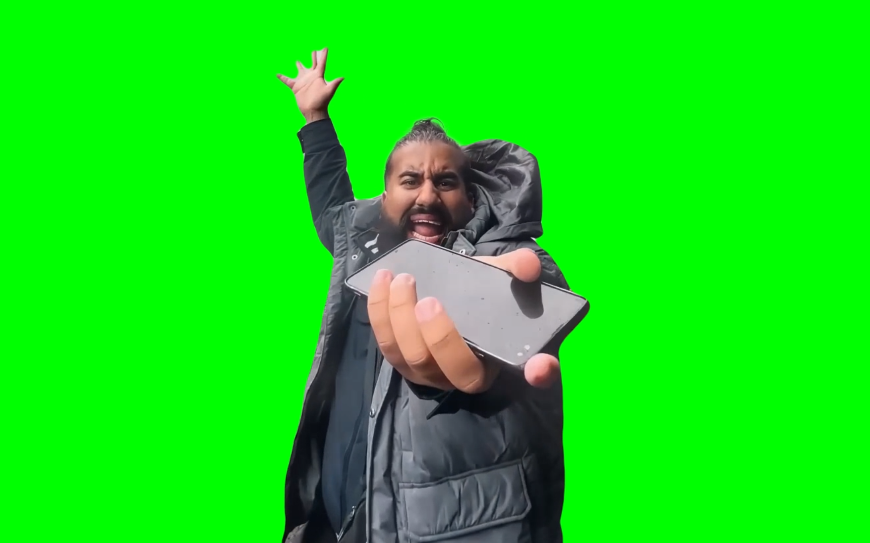 I DON'T GIVE A SHIT! - Rai Panesar (Green Screen)
