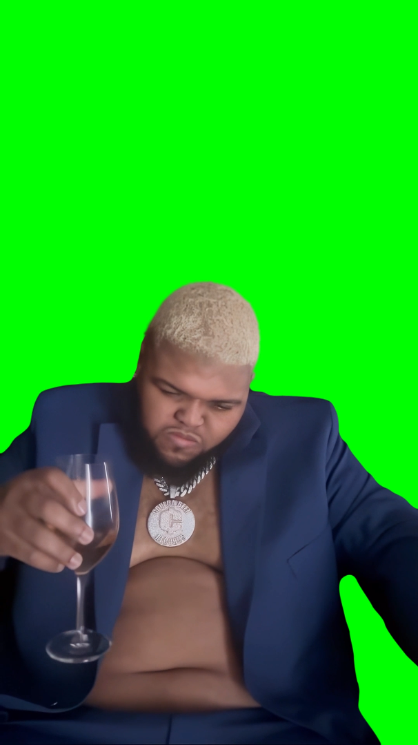 Druski throwing wine glass and screaming 