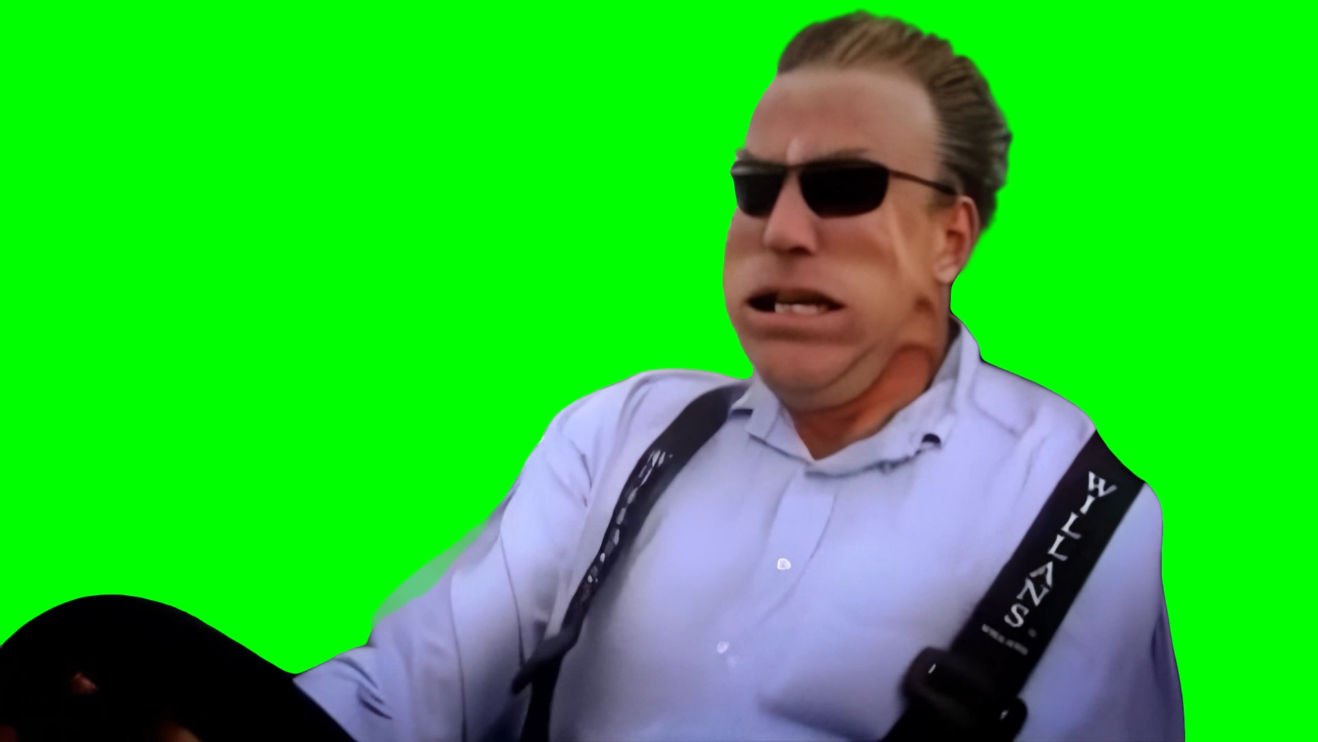 Top Gear - Jeremy Clarkson driving fast with the Atom Ariel racecar (Green Screen)