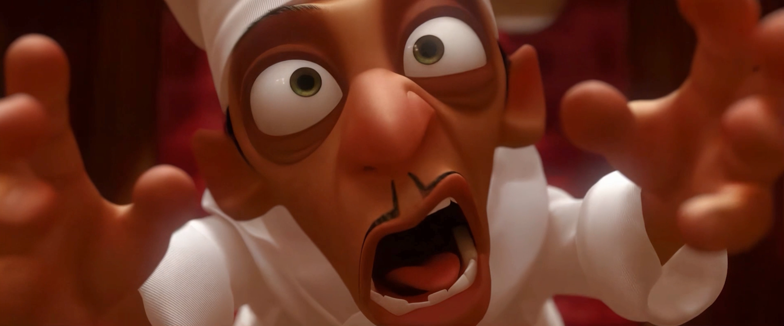 Ratatouille - Chef Skinner opening door aggressively (Green Screen)