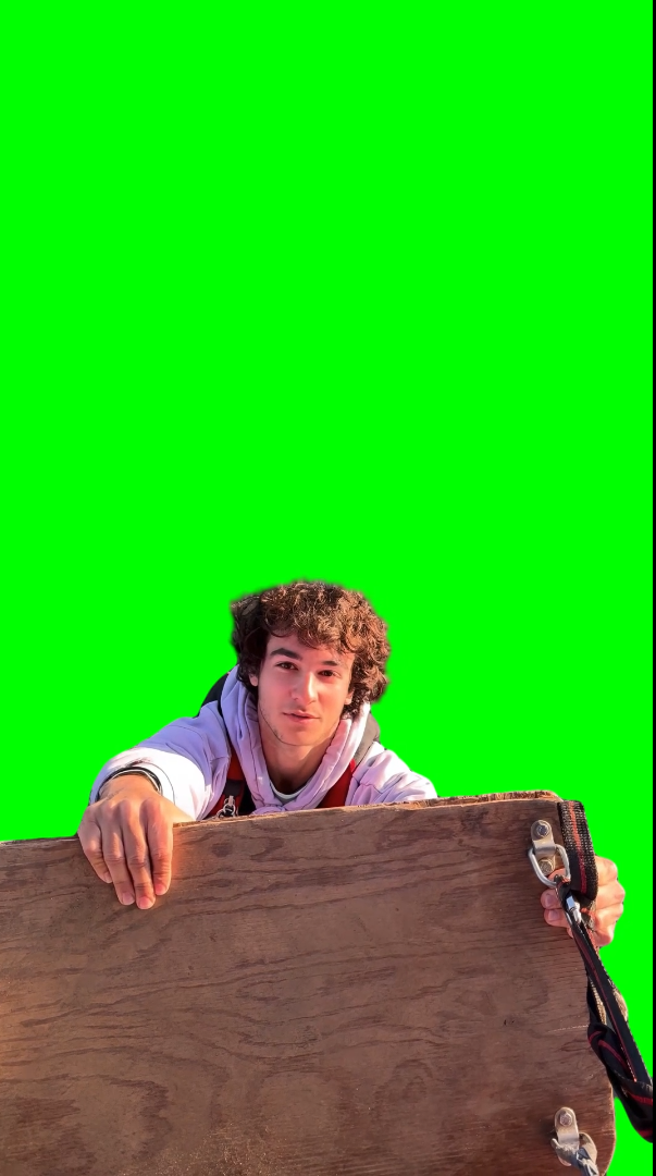 Noah Lipsitz Sky Diving (Green Screen)