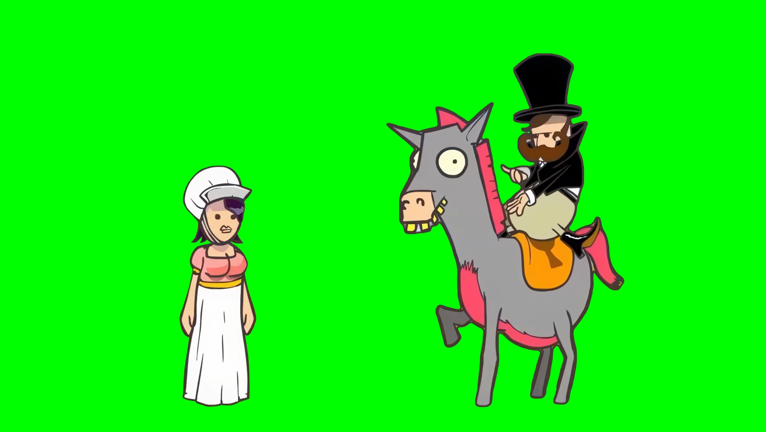 Amazing Horse (Green Screen)