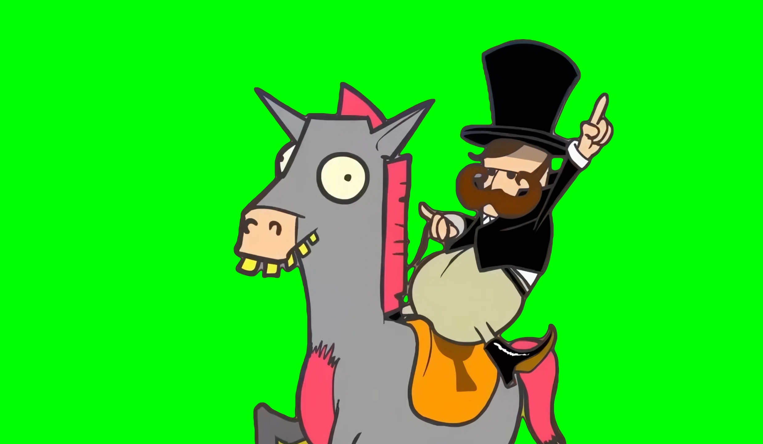 Amazing Horse V2 (Green Screen)