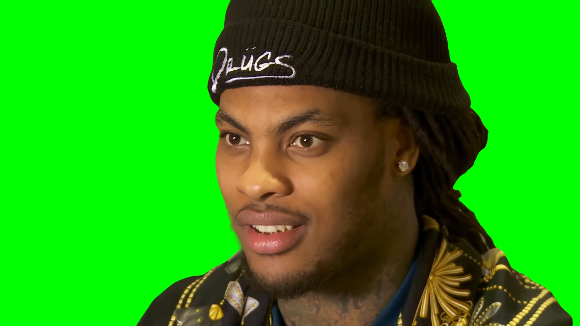 Waka Flocka - Huh Huh Okay meme (Green Screen)