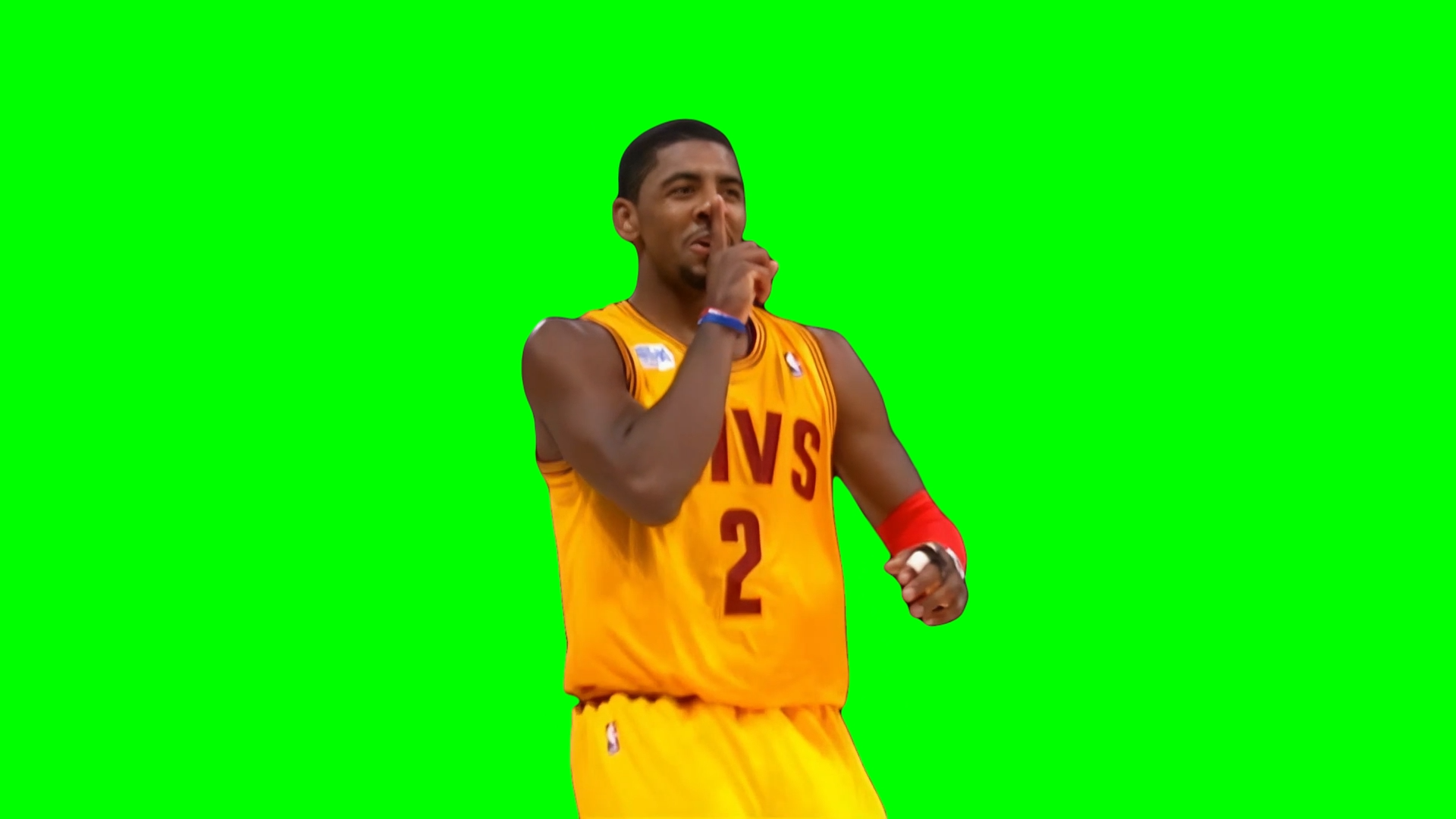Kyrie Irving ankle breaker vs Brandon Knight NBA meme (Green Screen)