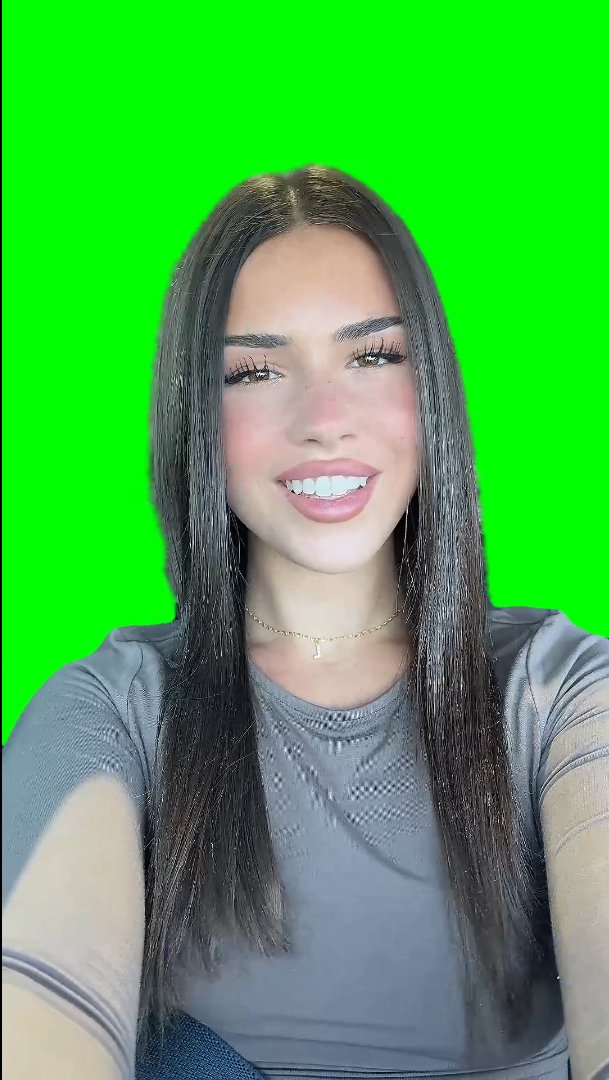 Leah Halton Most Liked TikTok video in 2024 (Green Screen)
