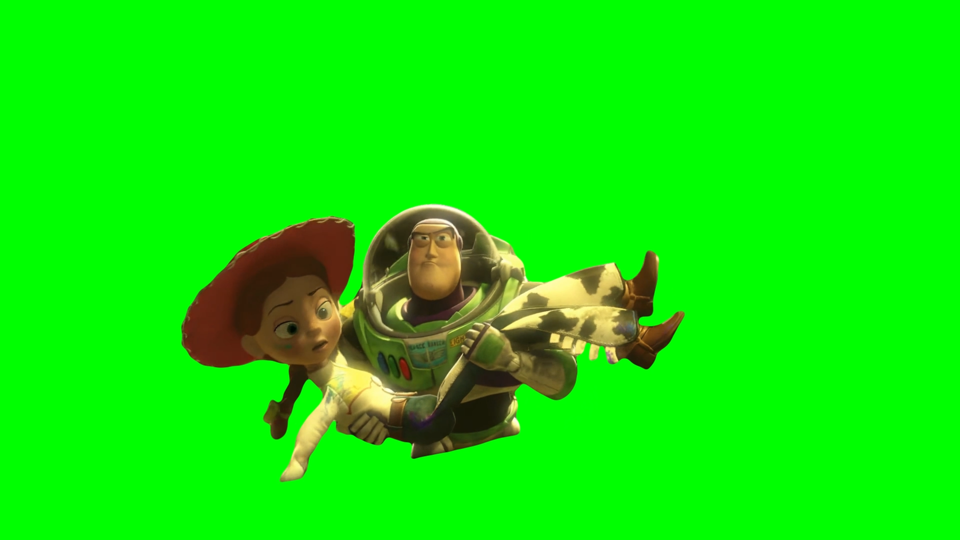Buzz Lightyear saves Jessie meme - Toy Story 3 (Green Screen) – CreatorSet