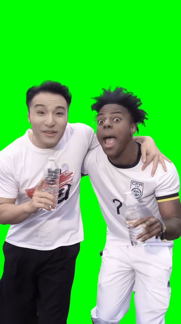 IShowSpeed singing with Super Idol meme (Green Screen)