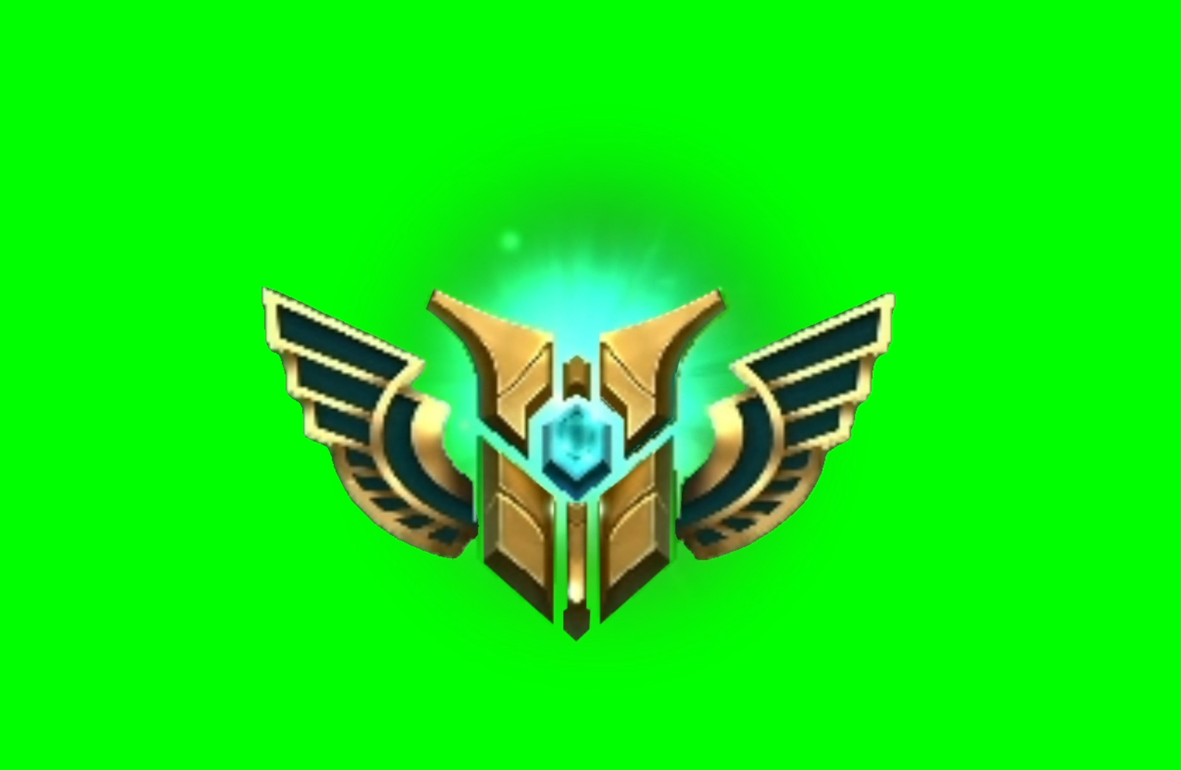 League of Legends Mastery Level 7 Badge meme (Green Screen)