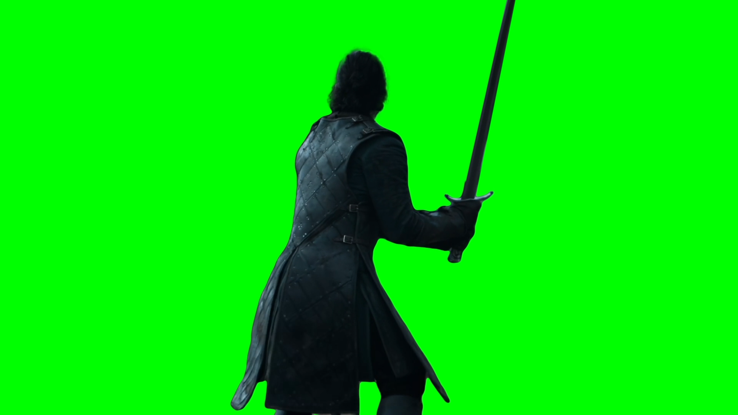 Jon Snow Facing an Army meme - Game of Thrones (Green Screen)