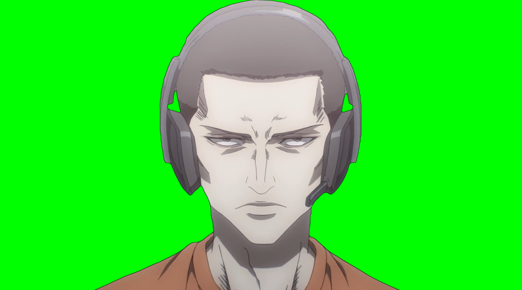 Gamer Locking In meme - Parasyte (Green Screen) – CreatorSet