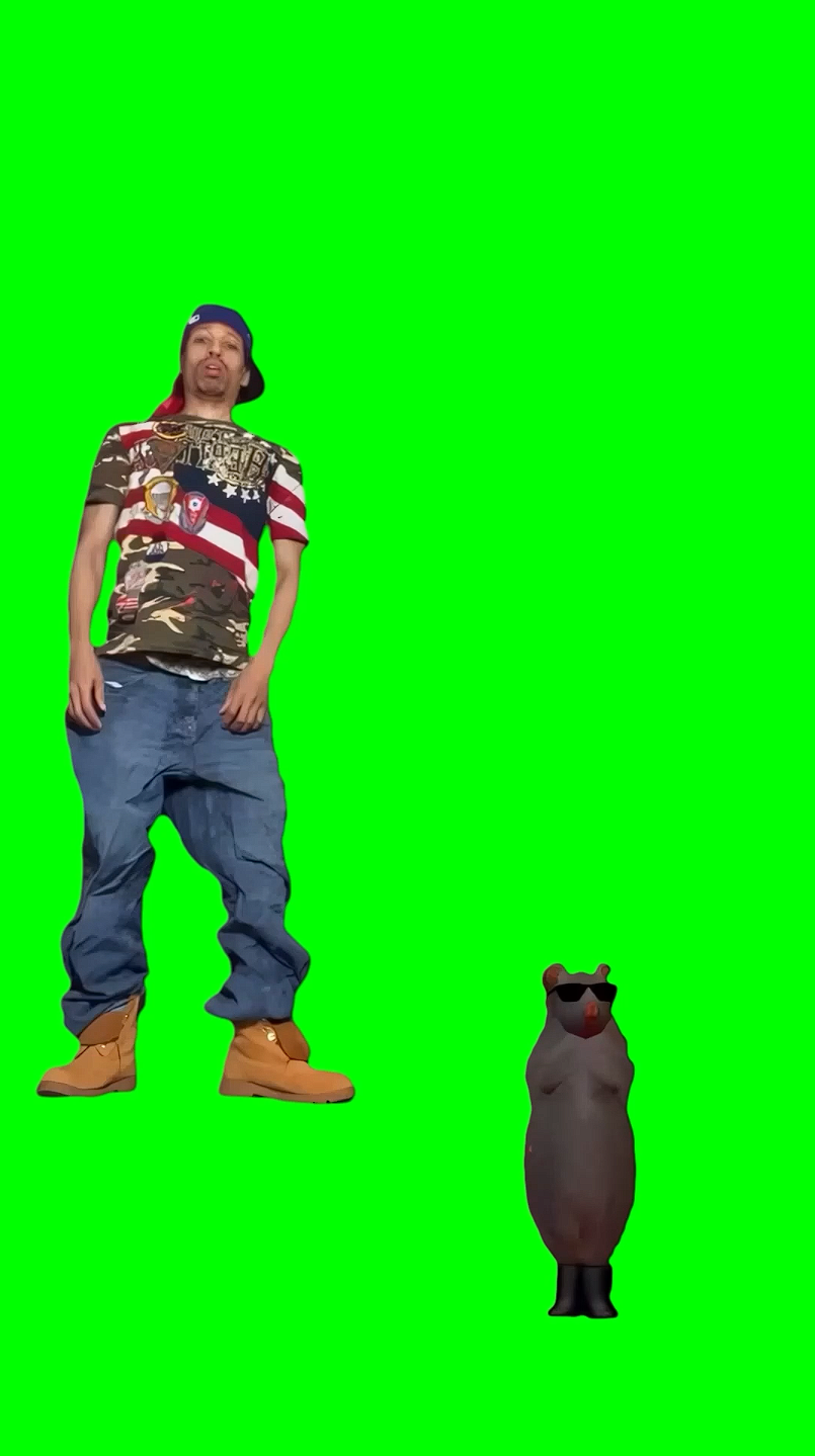 LightskinMonte Rat Dance meme (Green Screen)