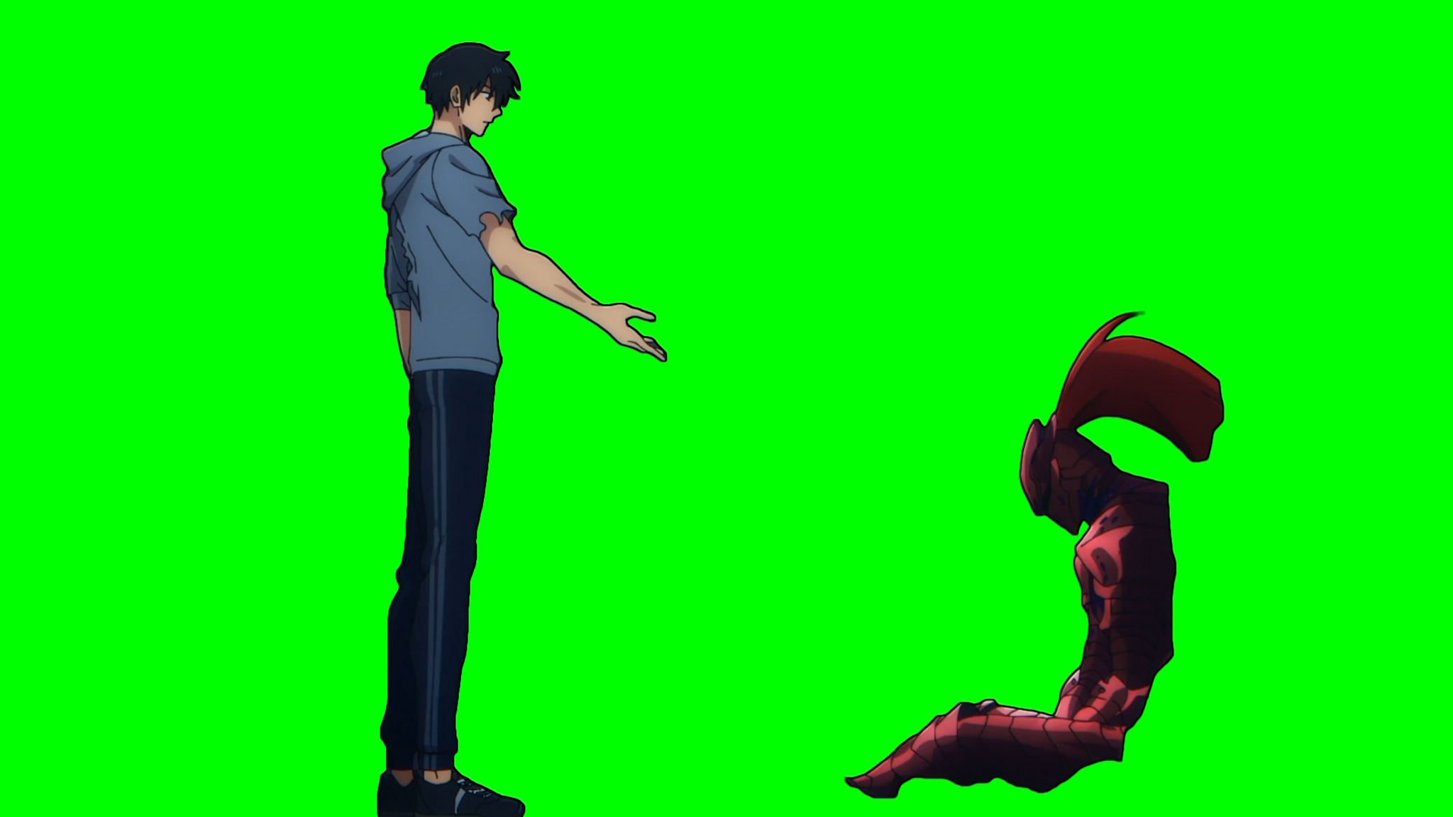 Greend Screen Cut Jinwoo Summons Igris meme - Solo Leveling (Green Screen) – CreatorSet