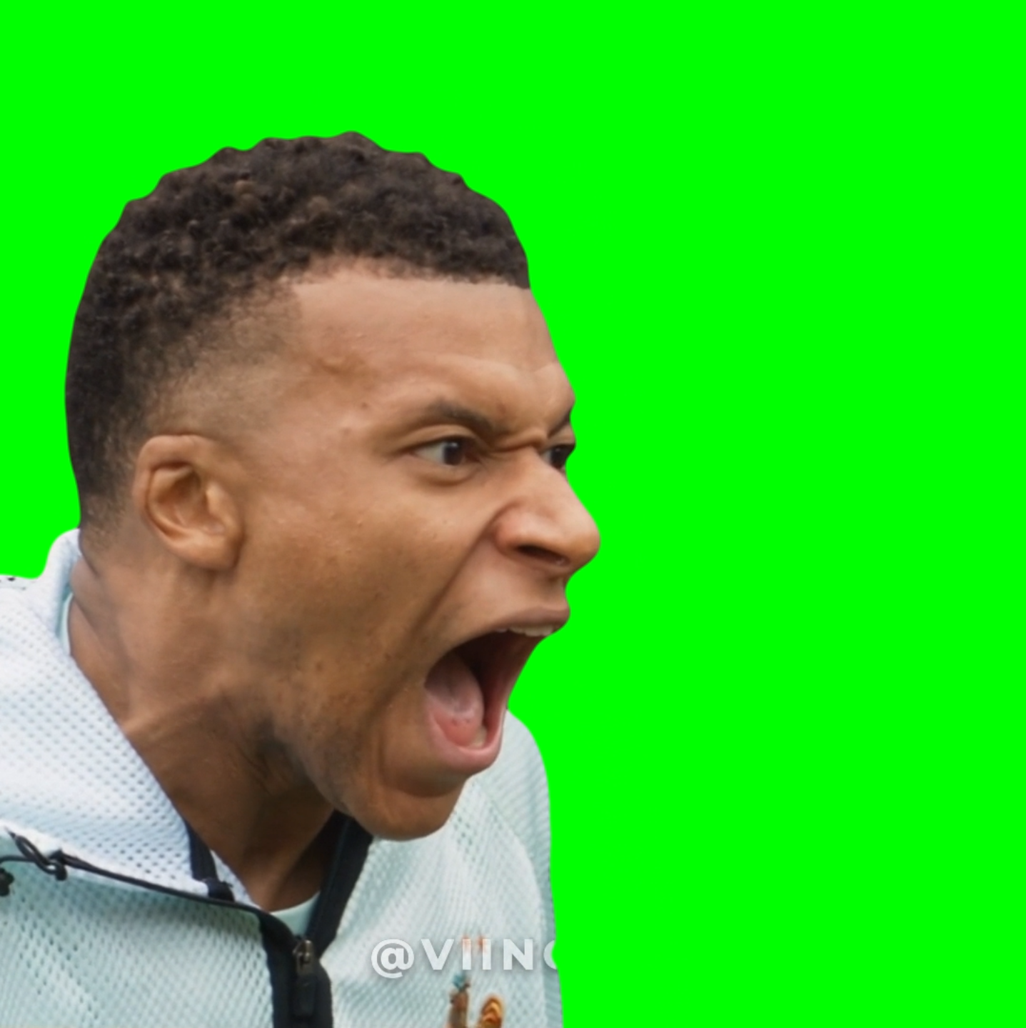 Greend Screen Cut Mbappe Getting Angry meme (Green Screen) – CreatorSet