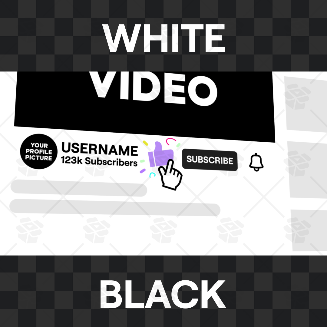 Editable YouTube Animation MOGRT file