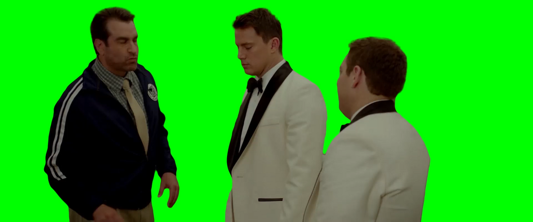 Fake punching scene - 21 Jump Street (Green Screen)