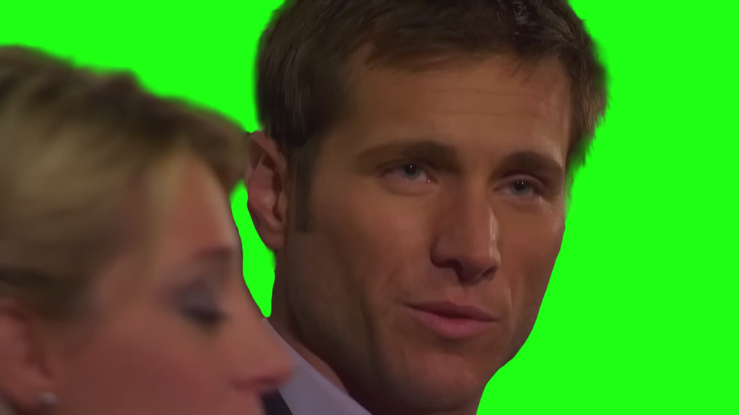 PLEASE STOP INTERRUPTING ME! meme - The Bachelor (Green Screen)