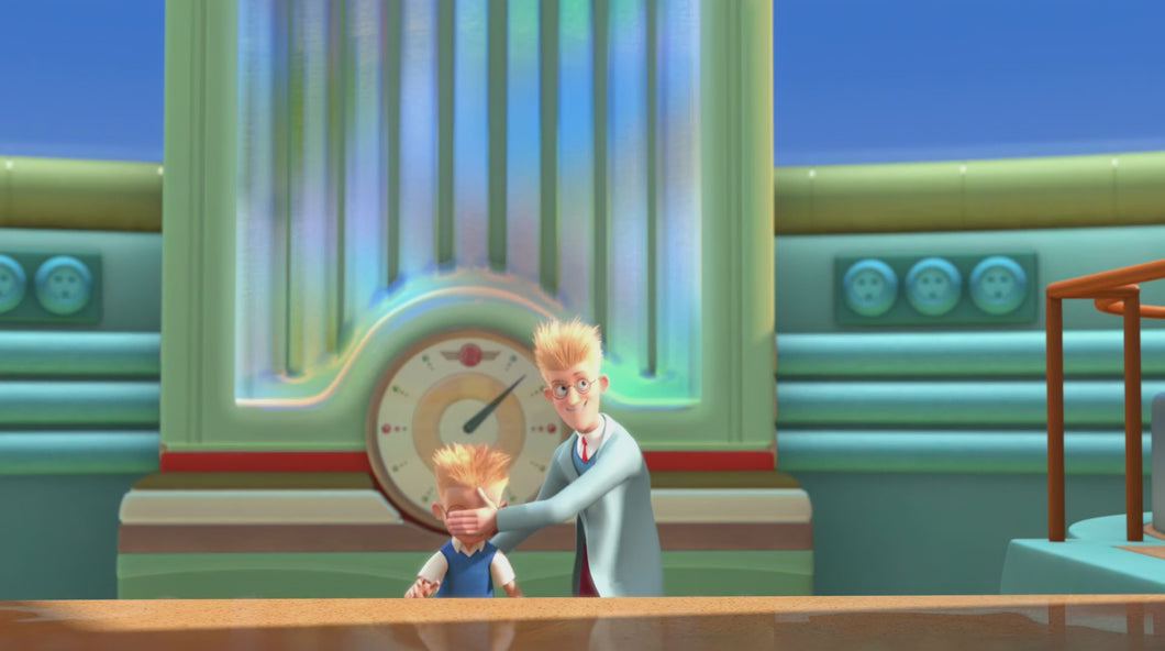 Lewis Showing His Inventions meme - Meet The Robinsons (Green Screen)