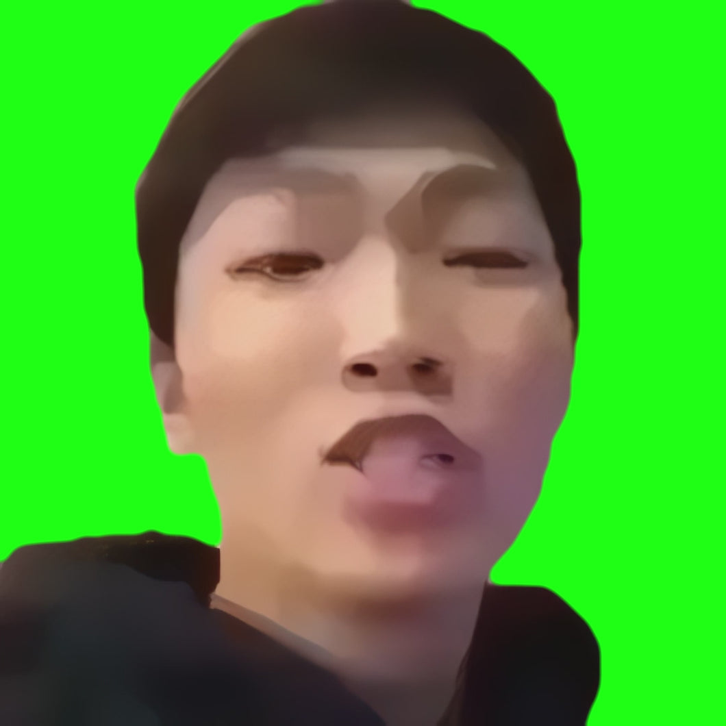 Asian Guy saying “Wassup Nigga” meme (Green Screen)
