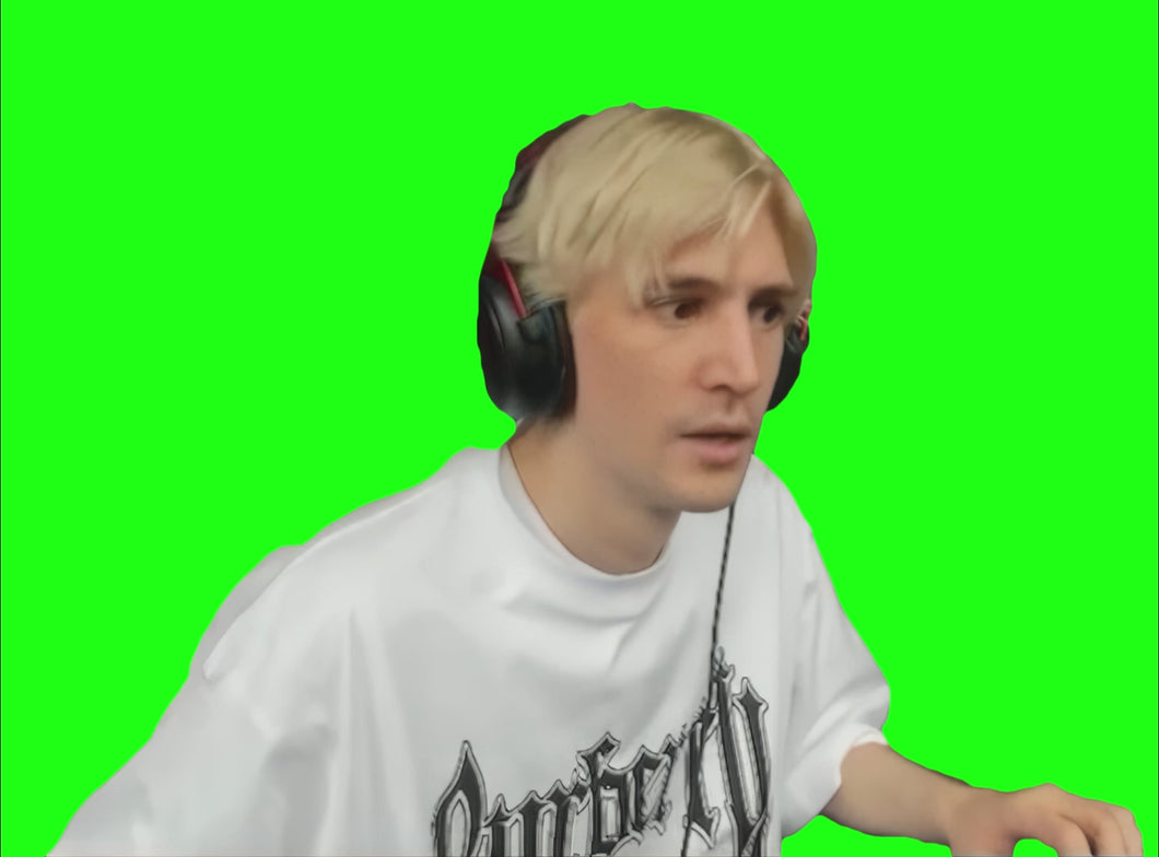 xQc Screaming meme (Green Screen)