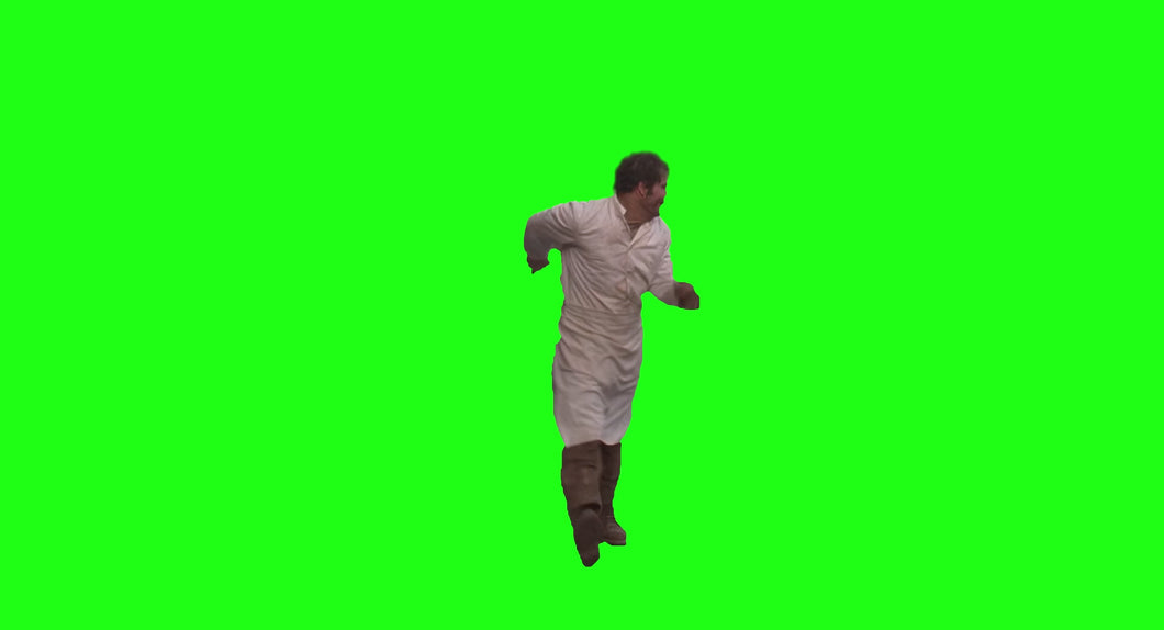 Men In Black Cockroach Man Walking meme (Green Screen)