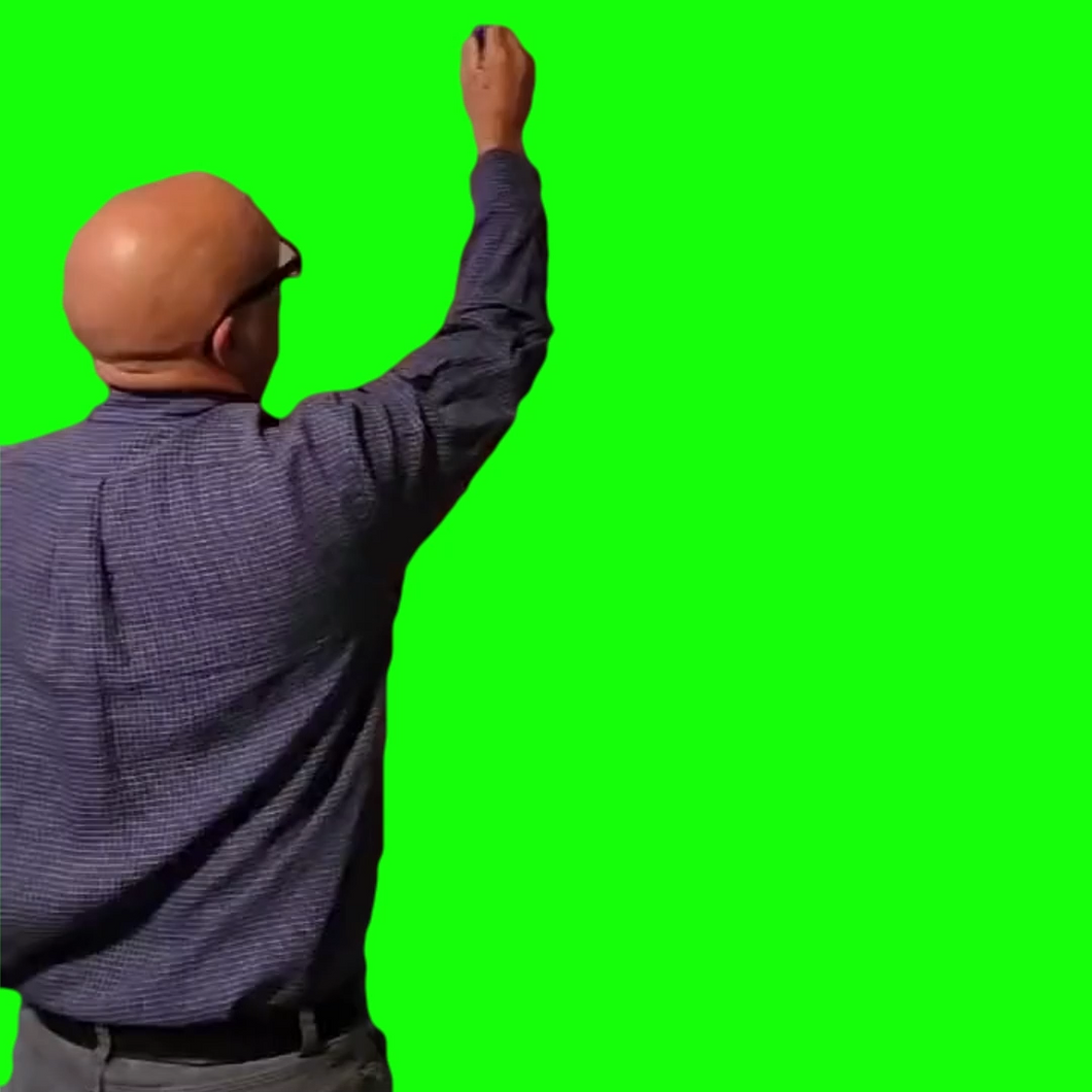 The more you f around the more you gonna find out Meme (Green Screen)