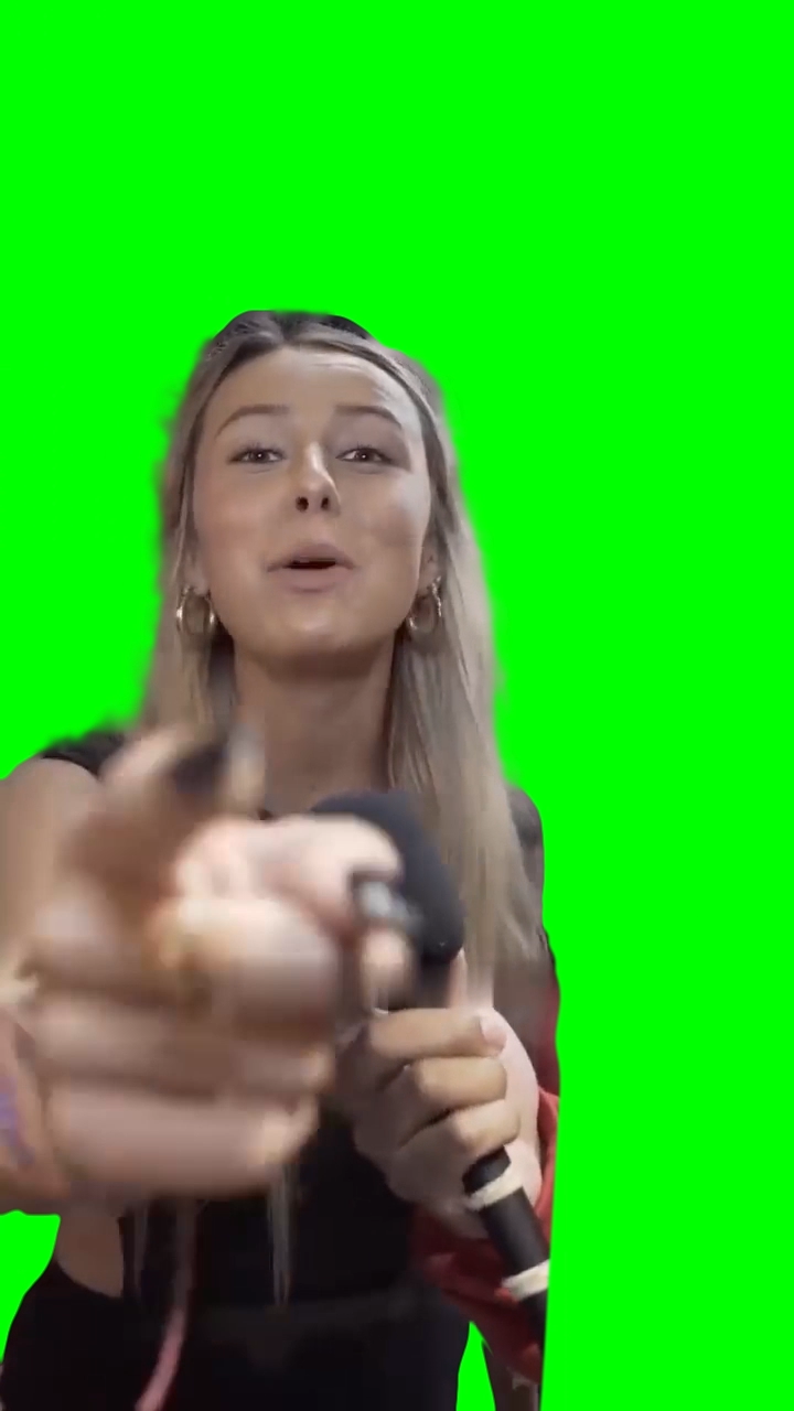 HAWK TUAH Girl meme (Green Screen)