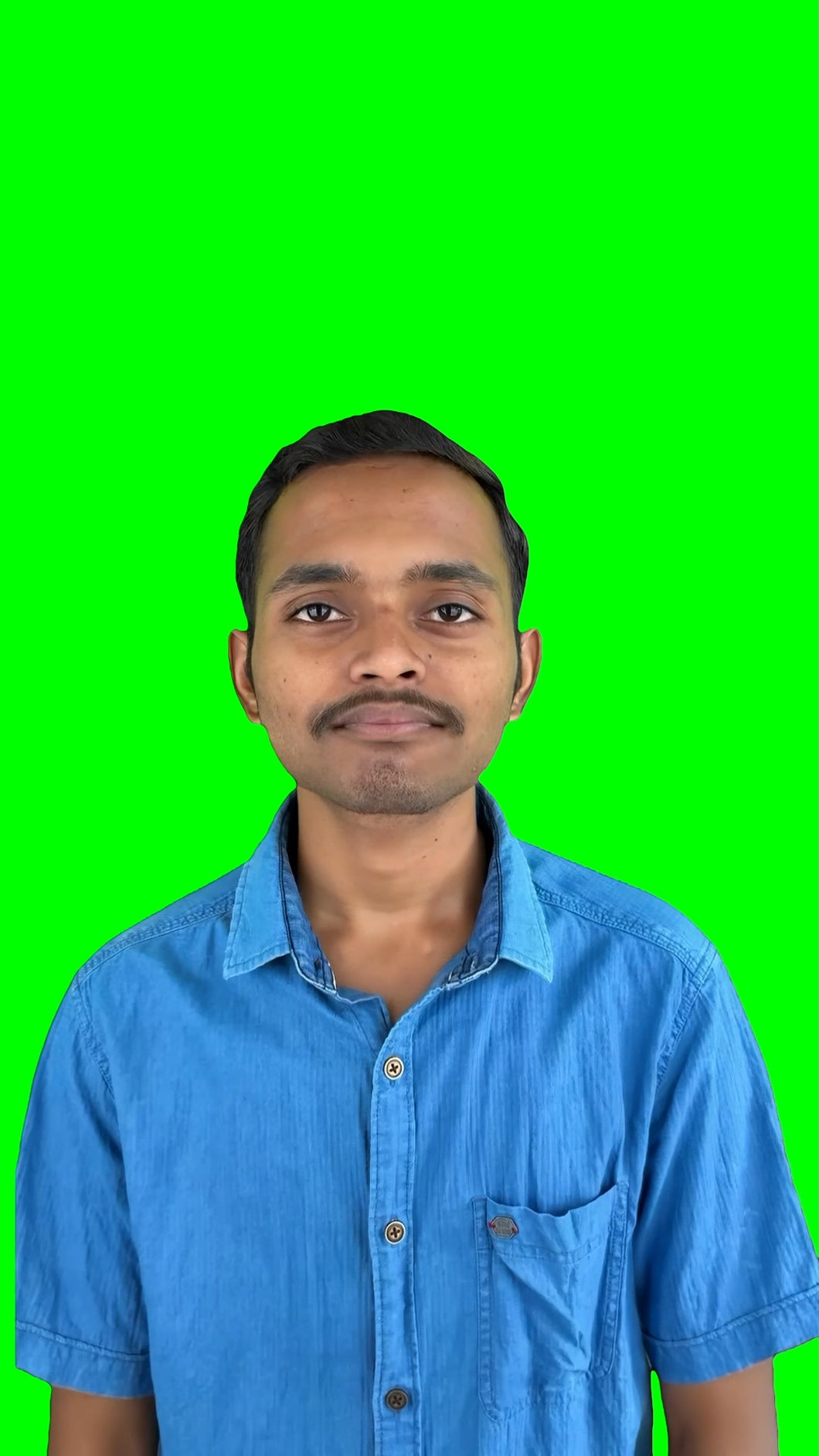 Indian Man singing Let Me Know meme (Green Screen)