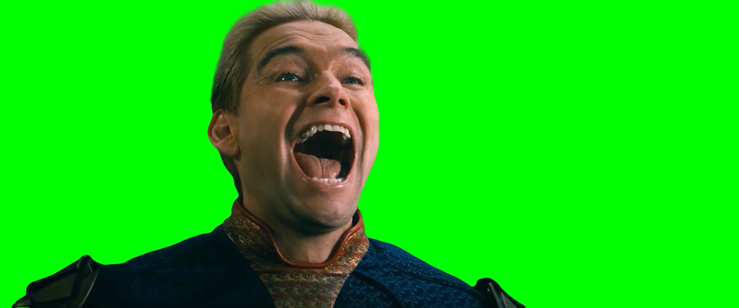 Homelander Laughing meme - The Boys (Green Screen)