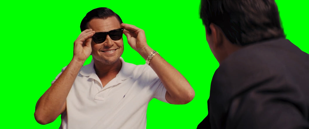 Leonardo DiCaprio Laughing at FBI Agent meme - The Wolf of Wall Street ...