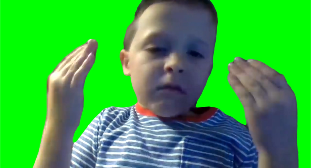No More Cuss Saying Words Guys (Green Screen)