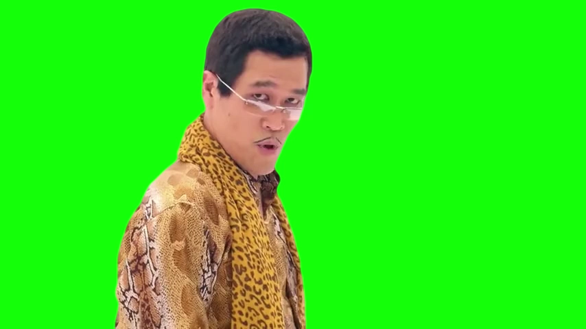 PIKOTARO PPAP Pen Pineapple Apple Pen (Green Screen)
