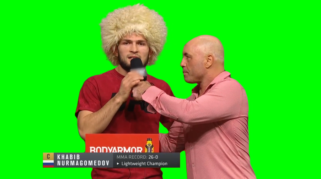 Alhamdulillah - Khabib Nurmagomedov (Green Screen)