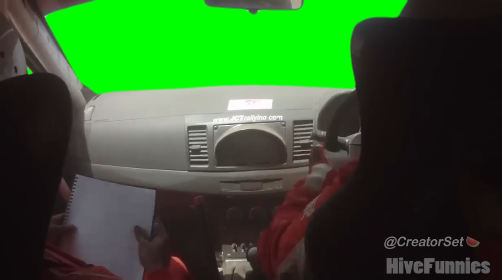 Samir you're breaking the car Meme (Green Screen)