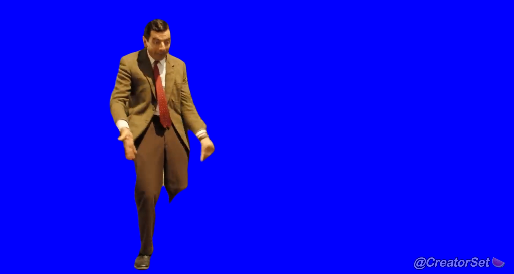 Mr. Bean - Getting a Ride Oui Oui (Green Screen)