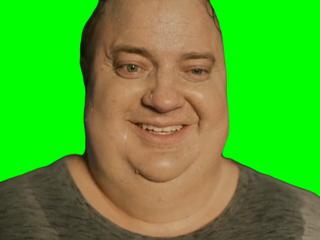 The Whale - Charlie levitating (Green Screen)
